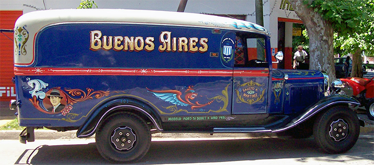 Ford Model 31 AA with hand painted lettering of Buenos Aires