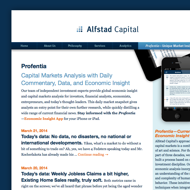 Alfstad Capital | website