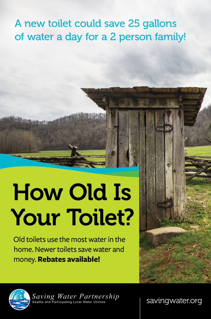 How old is your toilet? Outhouse in the country